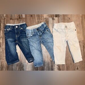 Kids' Denim Jeans Trio - Blue and Light Wash